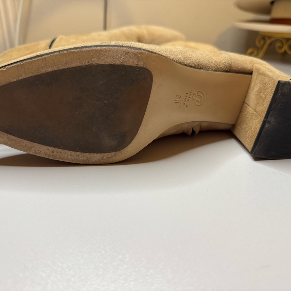 M. GEMÍ The Corsa Boot tan suede ankle boot size 38 - Picture 7 of 9